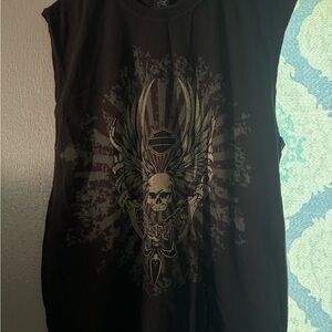 COPY - Harley Davidson sleeveless shirt.